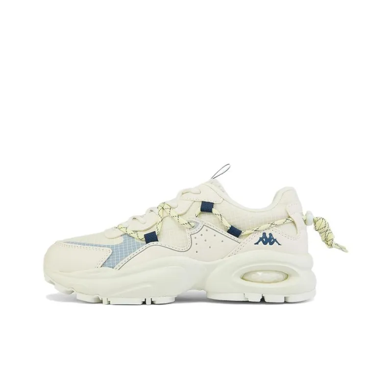Kappa Cushioning Anti-Slip And Wear-Resistant Coverage Low-Top Chunky Sneakers Unisex Moon Gray-0