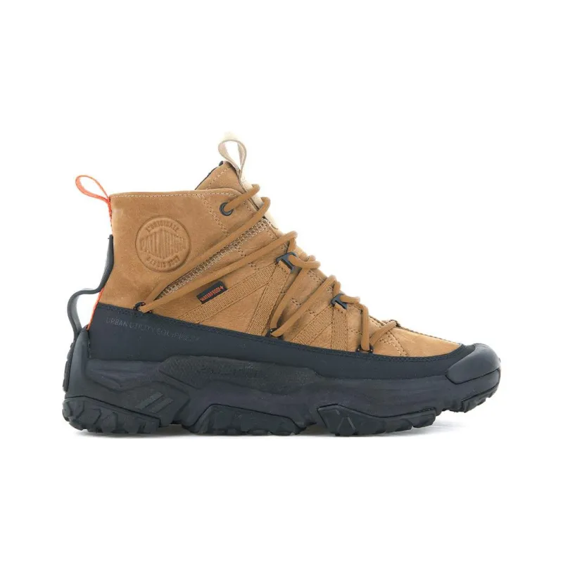 Palladium Off grid CRS NBK WP+ Waterproof And Wear resistant Short Outdoor Boots Unisex Brown-1