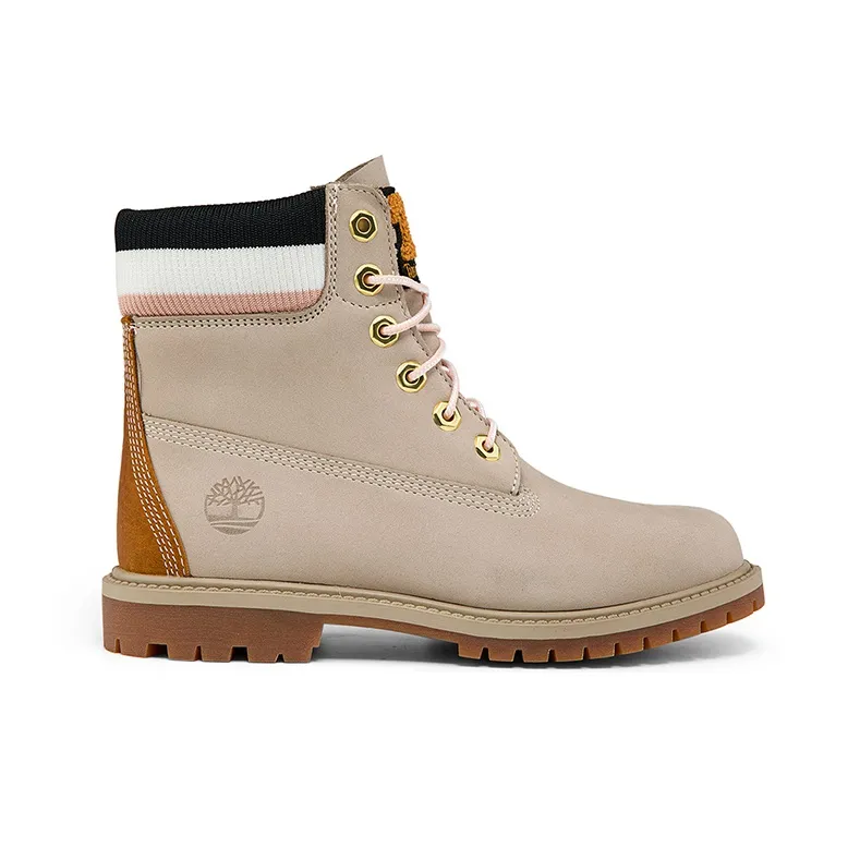 Timberland Premium 6 Inch Heritage Cupsole Boots 'Light Taupe Nubuck' Women's-1