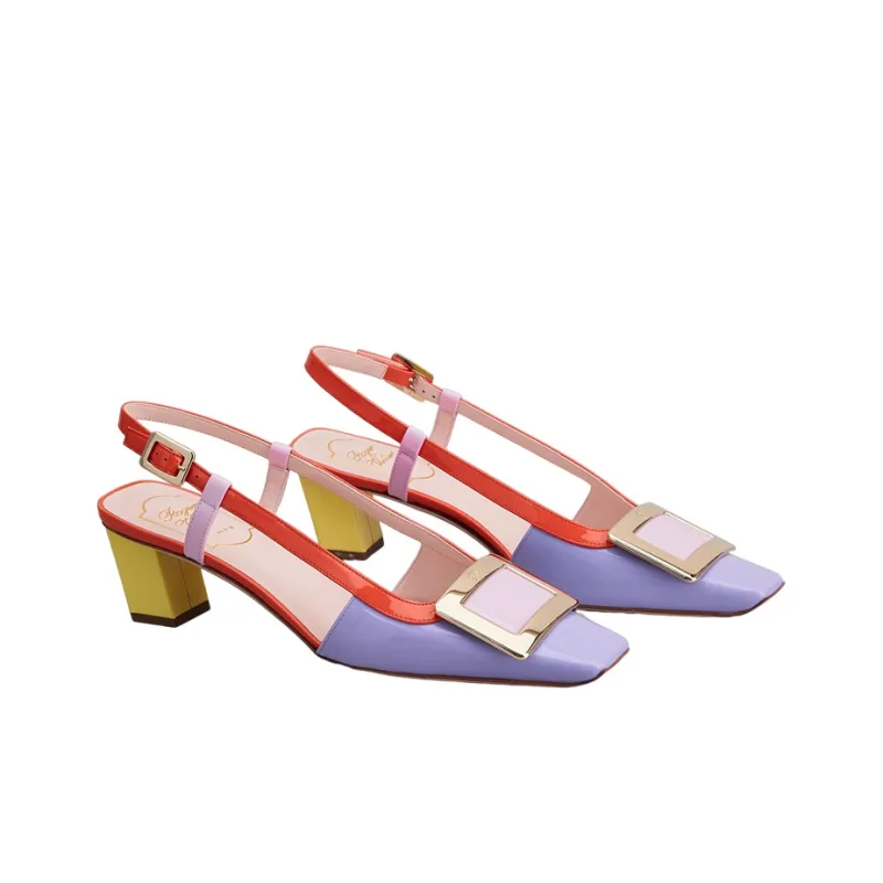 Roger Vivier Casual Single Shoes Women's Purple-1