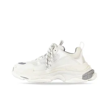 Balenciaga Triple S White Silver
