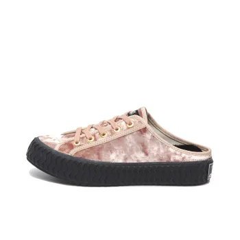 EXCELSIOR Bolt Mule Anti Slip And Wear Resistant Breathable Low Top Canvas Shoes Unisex Pink