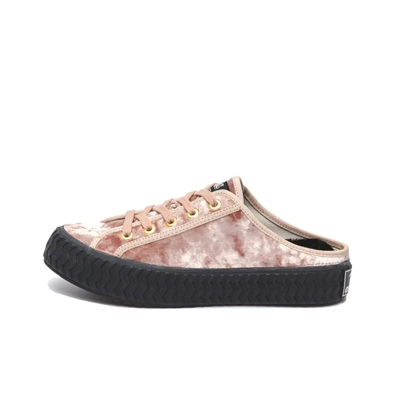 EXCELSIOR Bolt Mule Anti Slip And Wear Resistant Breathable Low Top Canvas Shoes Unisex Pink-0
