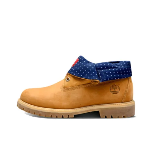 Timberland Roll Top Outdoor Boots Men Wheat