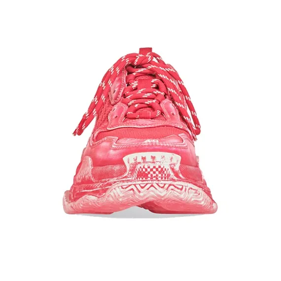 Balenciaga Triple S Faded Red-3