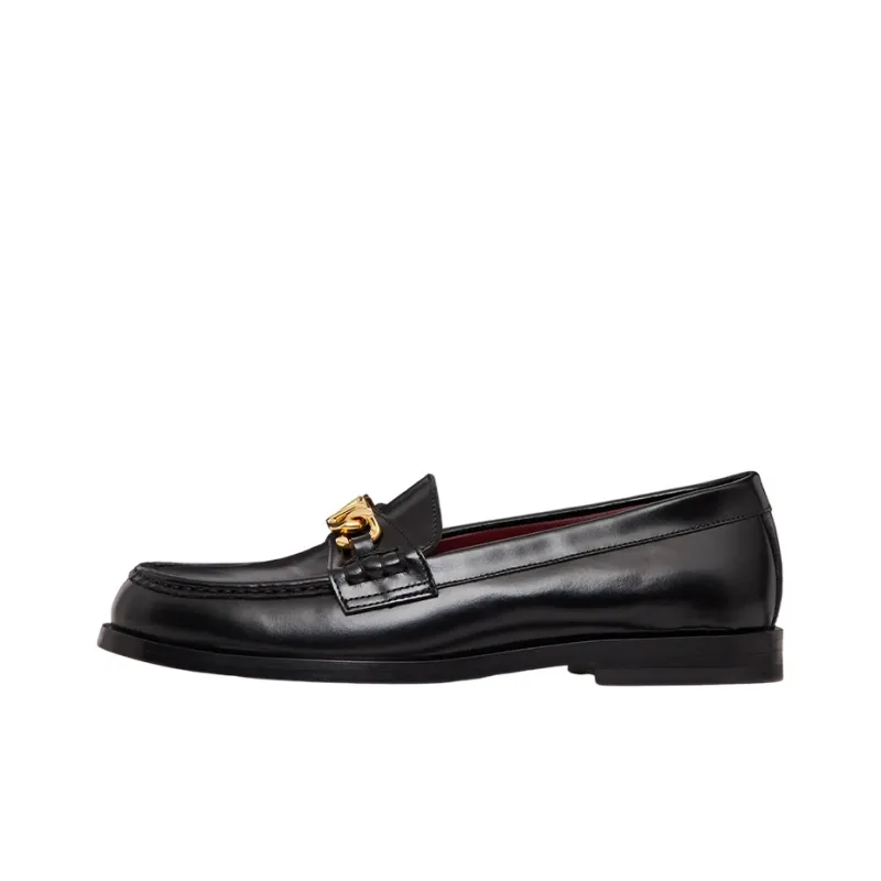 Valentino VLogo Chained Slip-On Loafers Women's-0