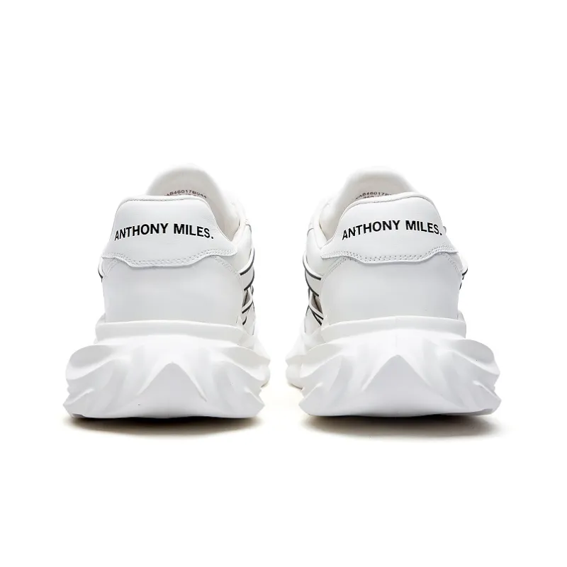 Anthony Miles Chunky Sneakers Men Low Top White-3