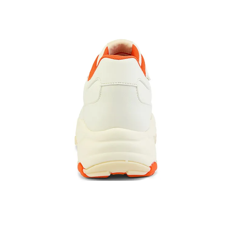 Kappa Wear Resistant Coverage Low Top Chunky Sneakers Unisex Winter White-4