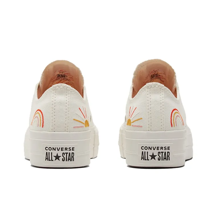 Converse Women's Chuck Taylor All Star Platform Low 'Summer Spirit Sun And Rainbow' Women's-3