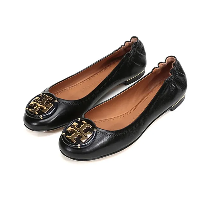 TORY BURCH Minnie Flat Shoes Women's Black-2