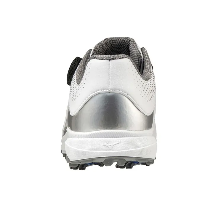 Mizuno Low-Top Golf Shoes Women's White Silver-3