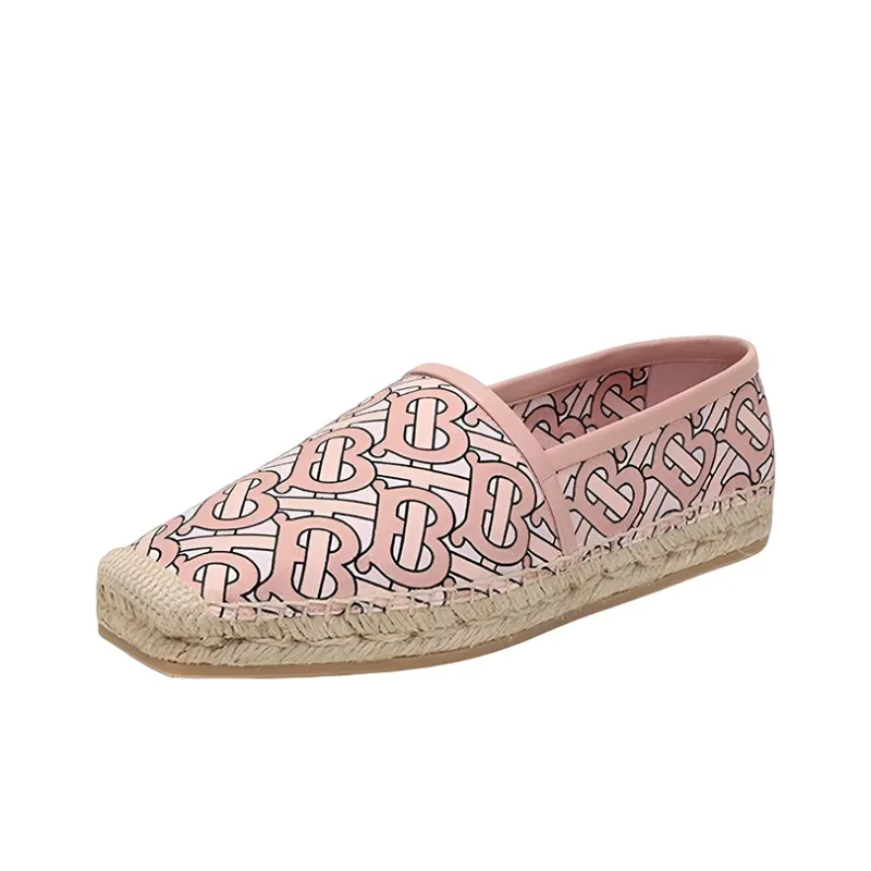 Burberry Casual Single Shoes Women's Pink-2