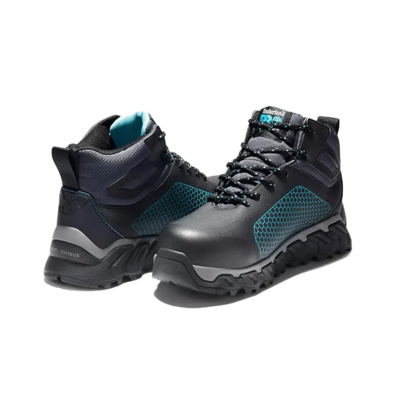 Timberland Field Trekker Ridgework Waterproof And Wear-resistant Ankle-Length Outdoor Boots Women's Black Green-3