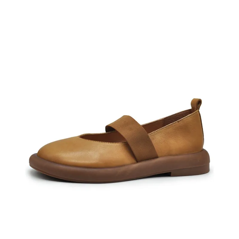 ARTMU Women's Casual Shoes Women's Low Top Camel/Gray-7