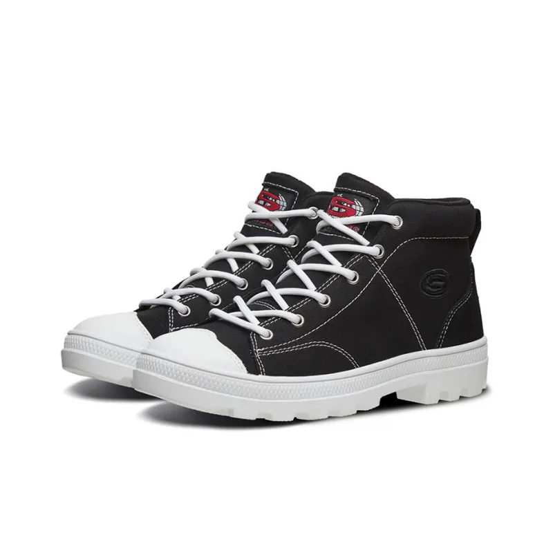 Skechers Roadies High Top Canvas Shoes Black Women's-2