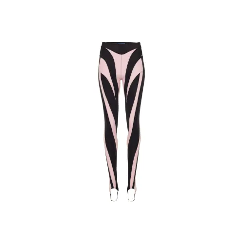 Mugler Leggings Women's Black/Pink