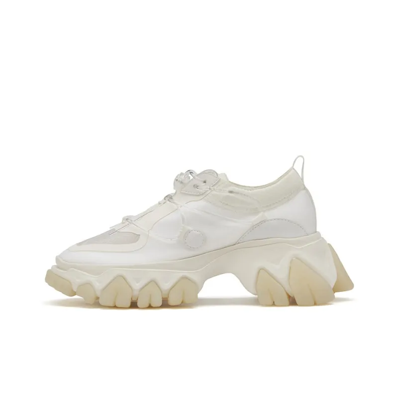 ANGEL CHEN Chunky Sneakers Unisex Low Top White-0