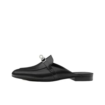 HERMES Kelly Oz Women's Casual Shoes Women's Black