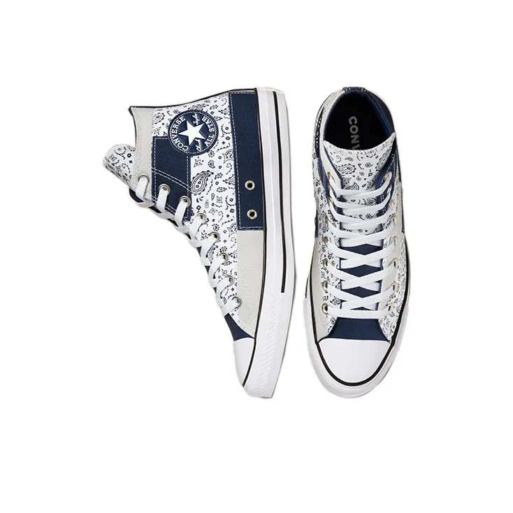 Converse Chuck Taylor All Star High 'Paisley Patchwork Midnight Navy'-3