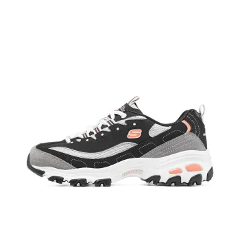 Skechers D'Lites 1.0 'Black White Gray' Women's