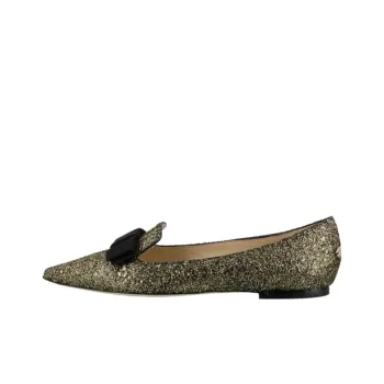 Jimmy Choo Gala Casual Single Shoes Women's Gold
