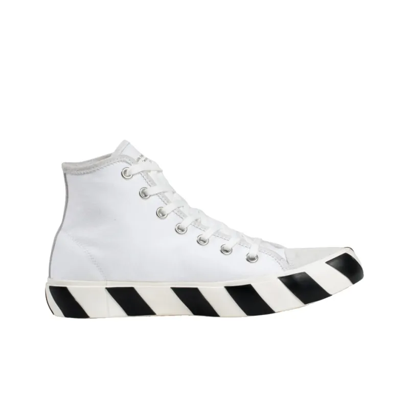 OFF WHITE Vulcanized Hi Top White Fuchsia-1