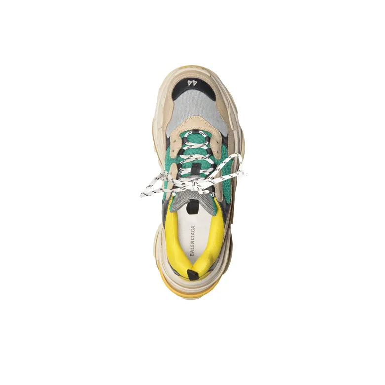 Balenciaga Triple S Neon Yellow 2018 Reissue-3
