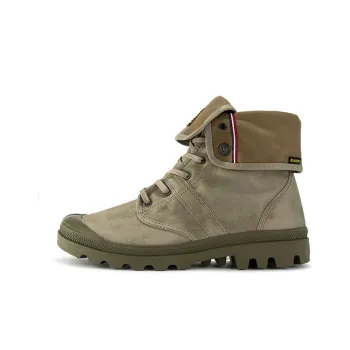 Palladium Anti Slip And Wear Resistant Water Resistant High Top Canvas Shoes Unisex Green
