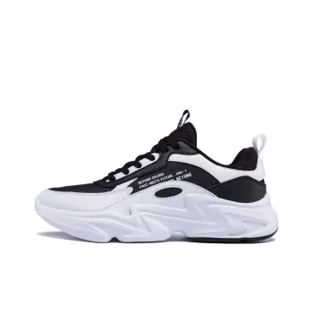 361° Wear resistant Non slip And Breathable Low Top Chunky Sneakers Women's White Black