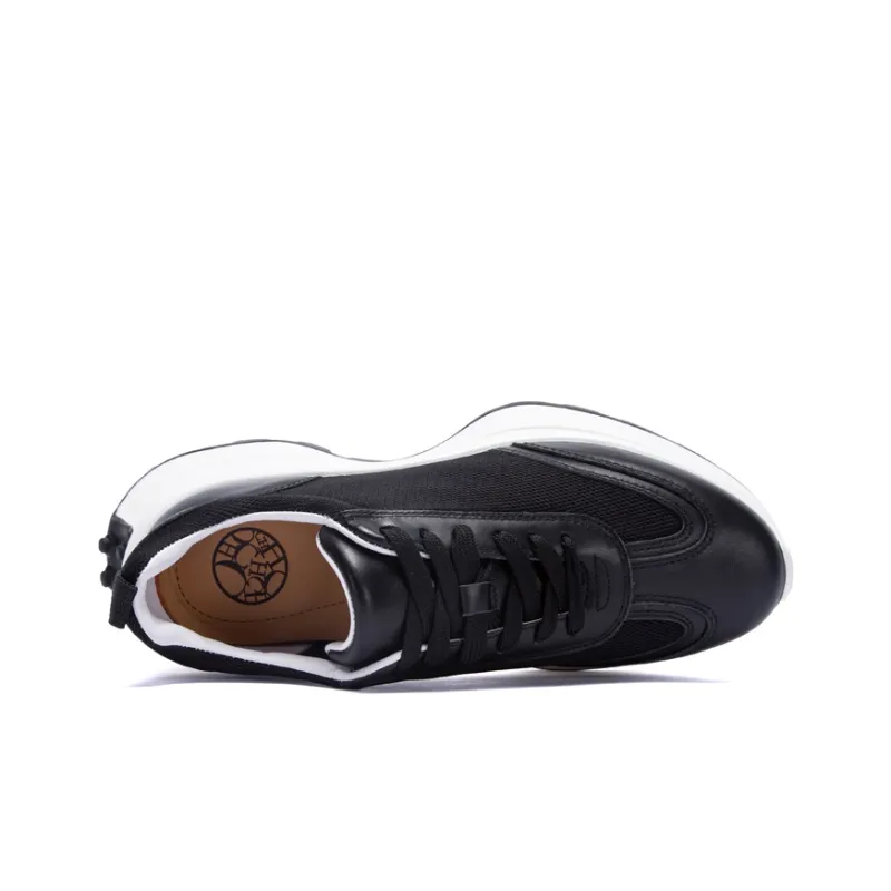 CHCH Platform Mesh Cortez Shoes Cushioned Slip-Resistant Breathable Low-Top Chunky Sneakers Women's-3