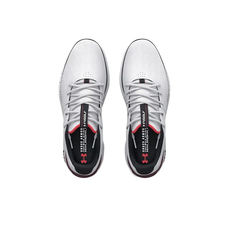 Under Armour Hovr Fade 2 Spikeless Wide E 'White'-3