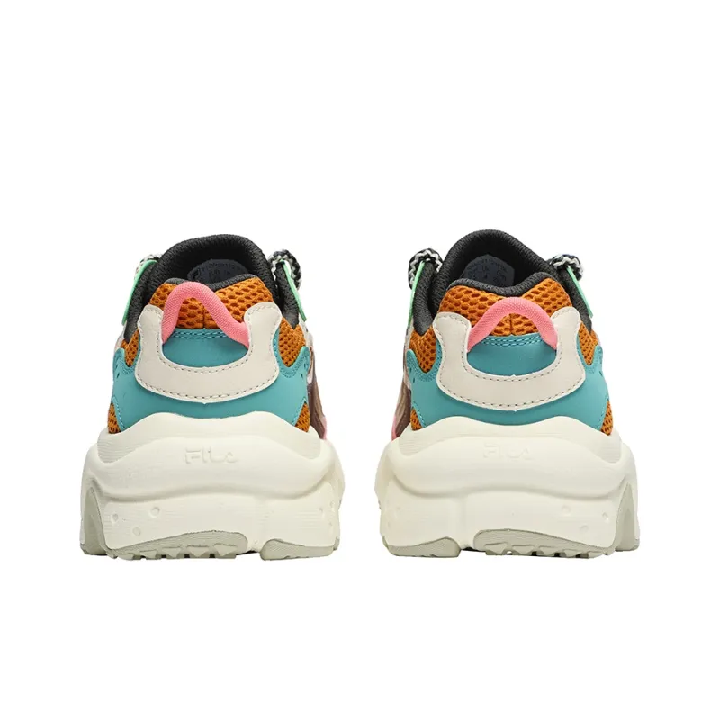 FILA FUSION Raccoon Sneakers 'Orange Aqua' Women's-4