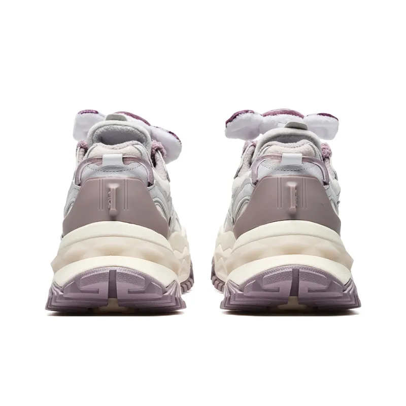 FILA FUSION Bianco Fashion Sneakers 'White Purple' Women's-4