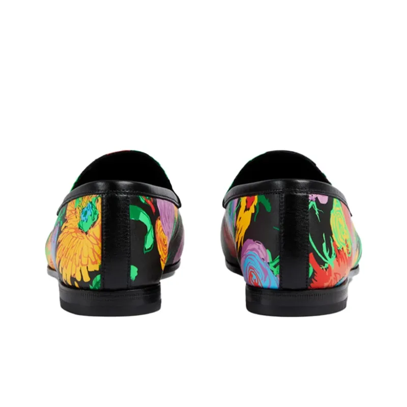 GUCCI Ken Scott Women's Casual Shoes Women's Floral Black-3