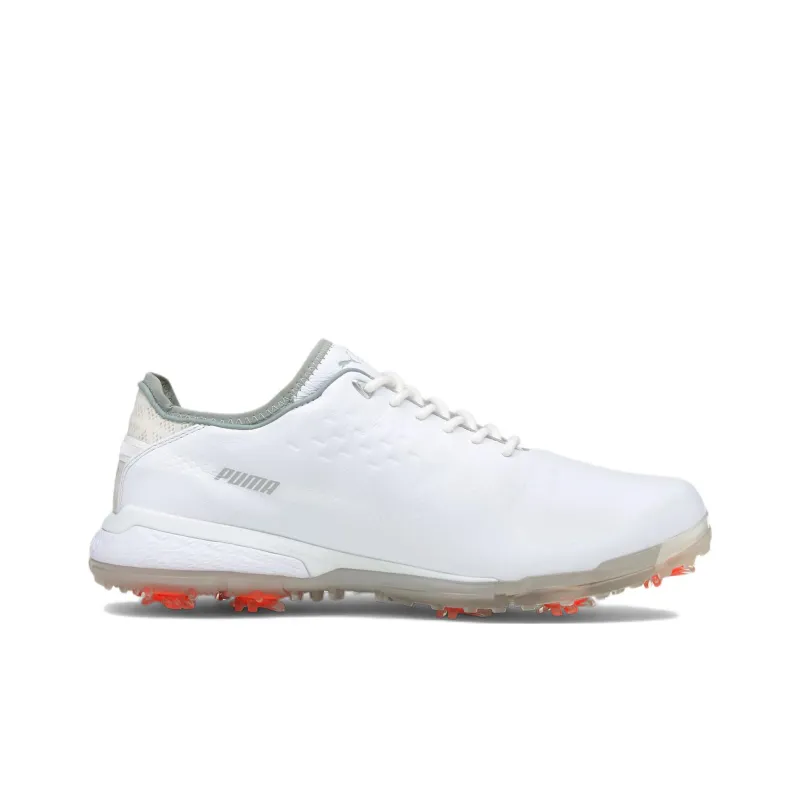 PUMA Fusion Pro Adapt Delta Wear resistant Non Slip Golf Shoe White-1