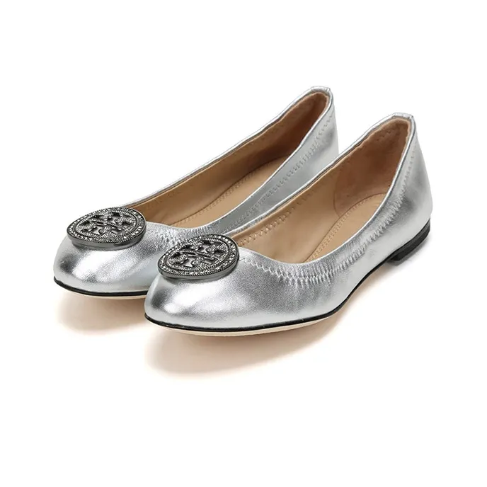 TORY BURCH Minnie Women's Casual Shoes Women's Silver-2