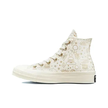 Converse Chuck Taylor All Star 70 Hi Elements Print Egret Gold Women's