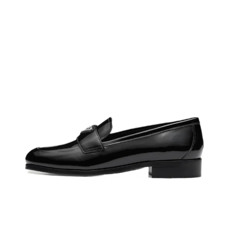 PRADA Patent Leather Loafers 'Black' Women's-0