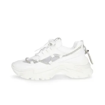 STEVE MADDEN Chunky Sneakers Women's Low Top Nude/White