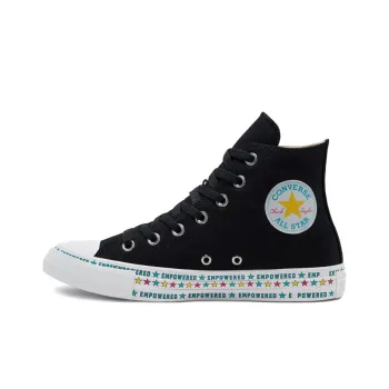 Converse Chuck Taylor All Star Black Colorful Stars Sneakers 'Black Blue Yellow' Women's
