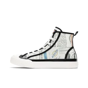 Dickies Canvas Shoes Unisex High Top White