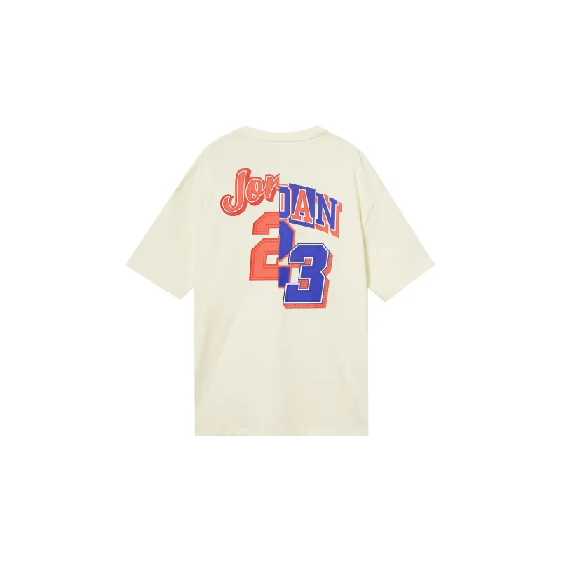 Jordan T Shirts Men Beige-1