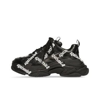 Balenciaga Triple S Logotype Sneakers 'Black'
