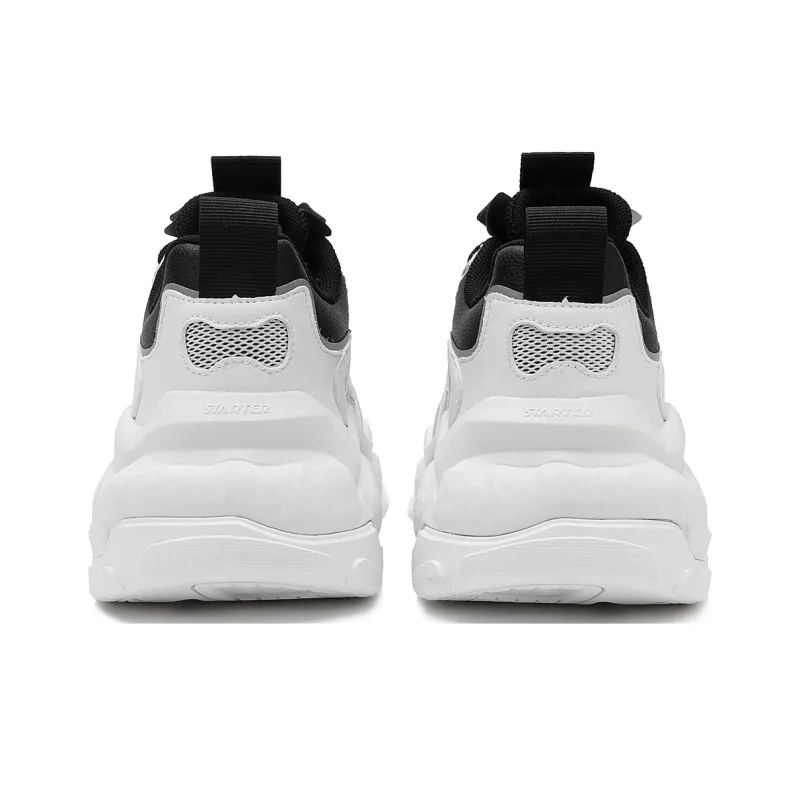 STARTER Rock Formation Series Chunky Sneakers Women's Low Top Black/White/Gray-4