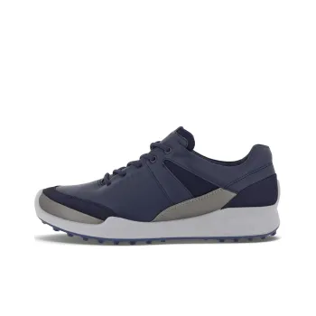 Ecco Biom Hybrid Cushioning Anti Slip And Wear Resistant Coverage Low Top Casual Shoes Women's Blue