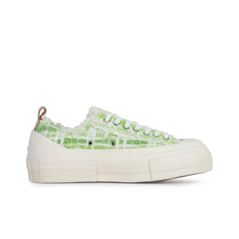 VESSEL G.O.P. Lows 'Grass Tweed' Low Top Canvas Shoes Unisex Green Photochromic-2