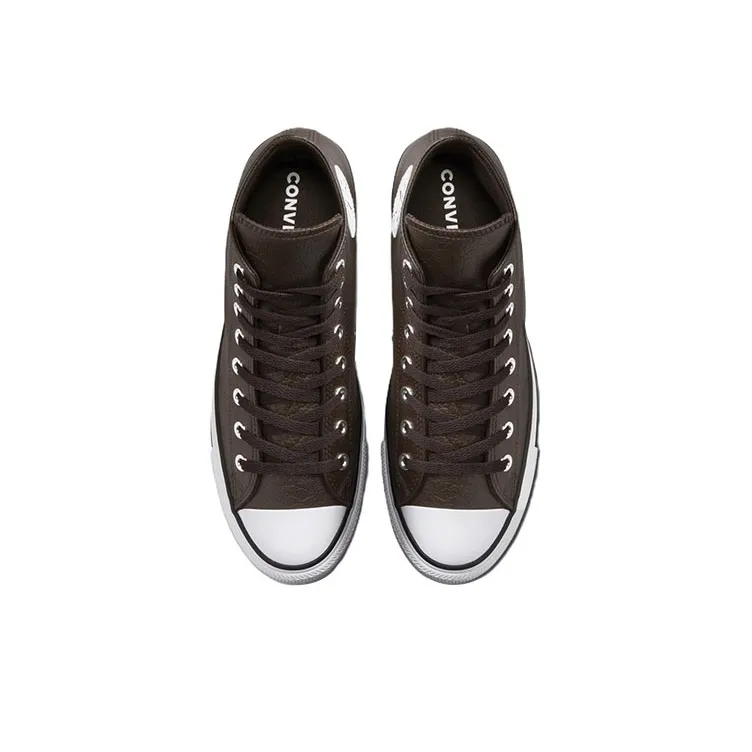 Converse Chuck Taylor All Star Tumbled Leather High 'Velvet Brown'-3