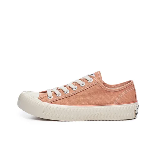 Excelsior Canvas Shoes Women's Low-Top Orange Soda