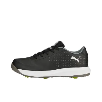 PUMA Fusion Tech Anti Slip Wear Resistant Low Top Golf Shoes Men's Black
