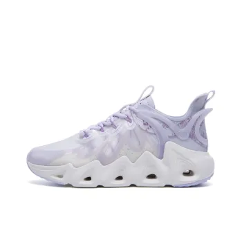 XTEP Red Flame 2.0 Chunky Sneakers Women's Low Top Sail White/Light Purple